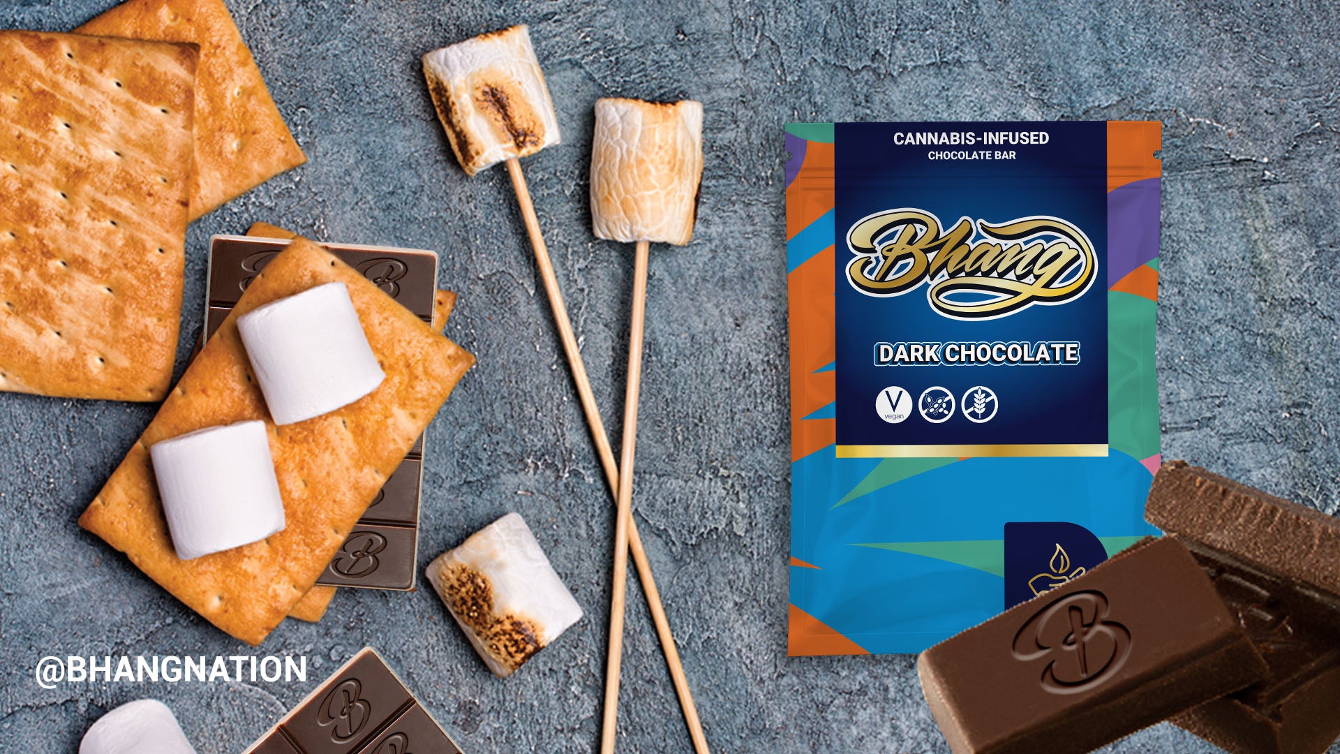 Bhang Infused Vegan S'mores